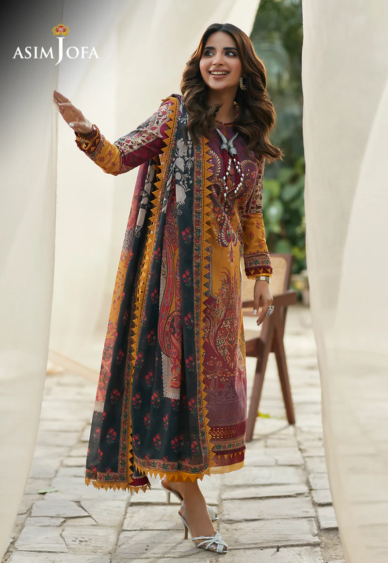 AJS-21 PRINTED LAWN 3 PCS - Image 8