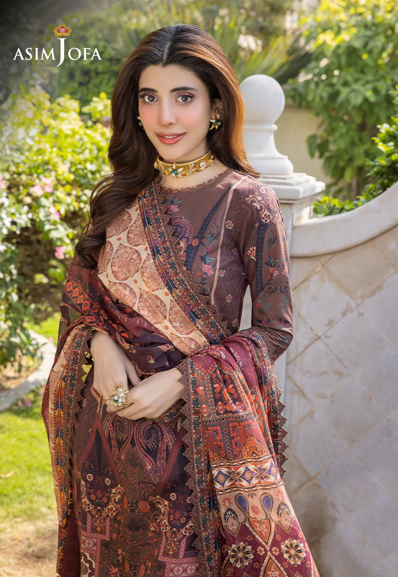 AJS-30 PRINTED LAWN 3 PCS - Image 8