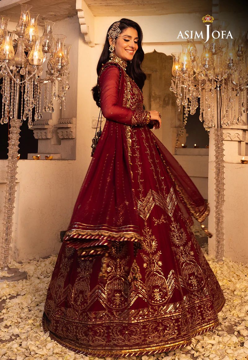 AJSH-16 EMBROIDERED CHIFFON 3 PCS - Image 4