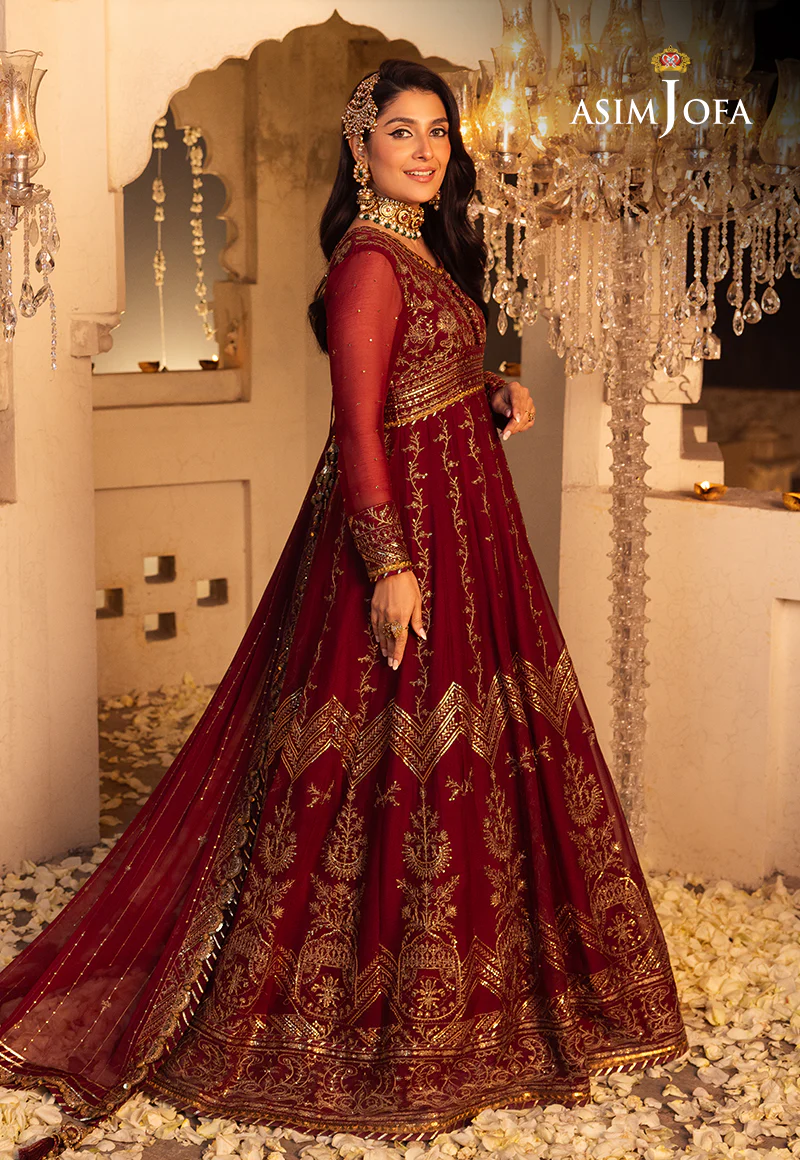 AJSH-16 EMBROIDERED CHIFFON 3 PCS - Image 8