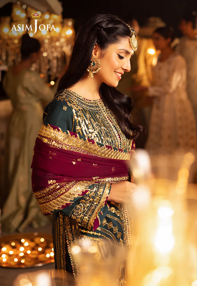 AJSH-20 EMBROIDERED RAW SILK 3 PCS - Image 6