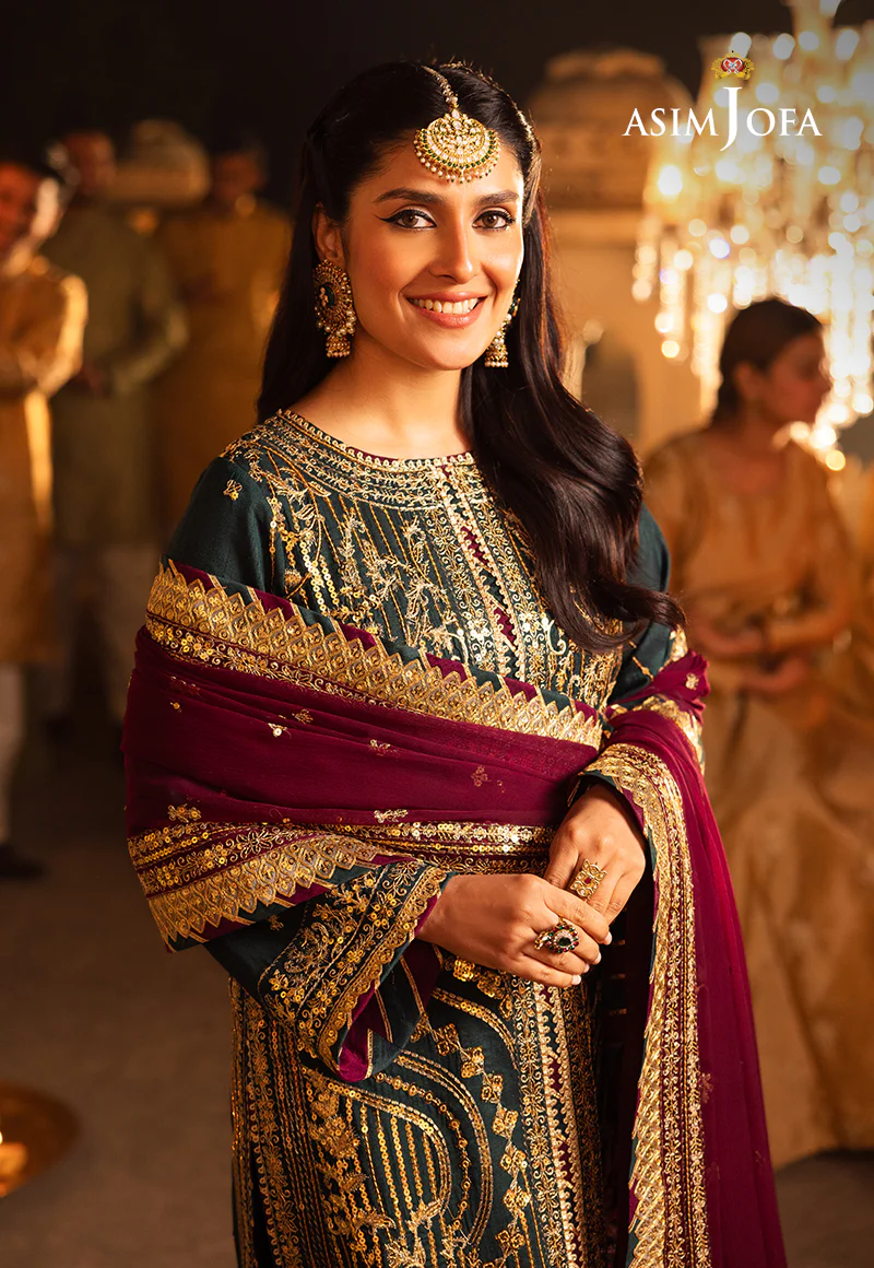 AJSH-20 EMBROIDERED RAW SILK 3 PCS - Image 7