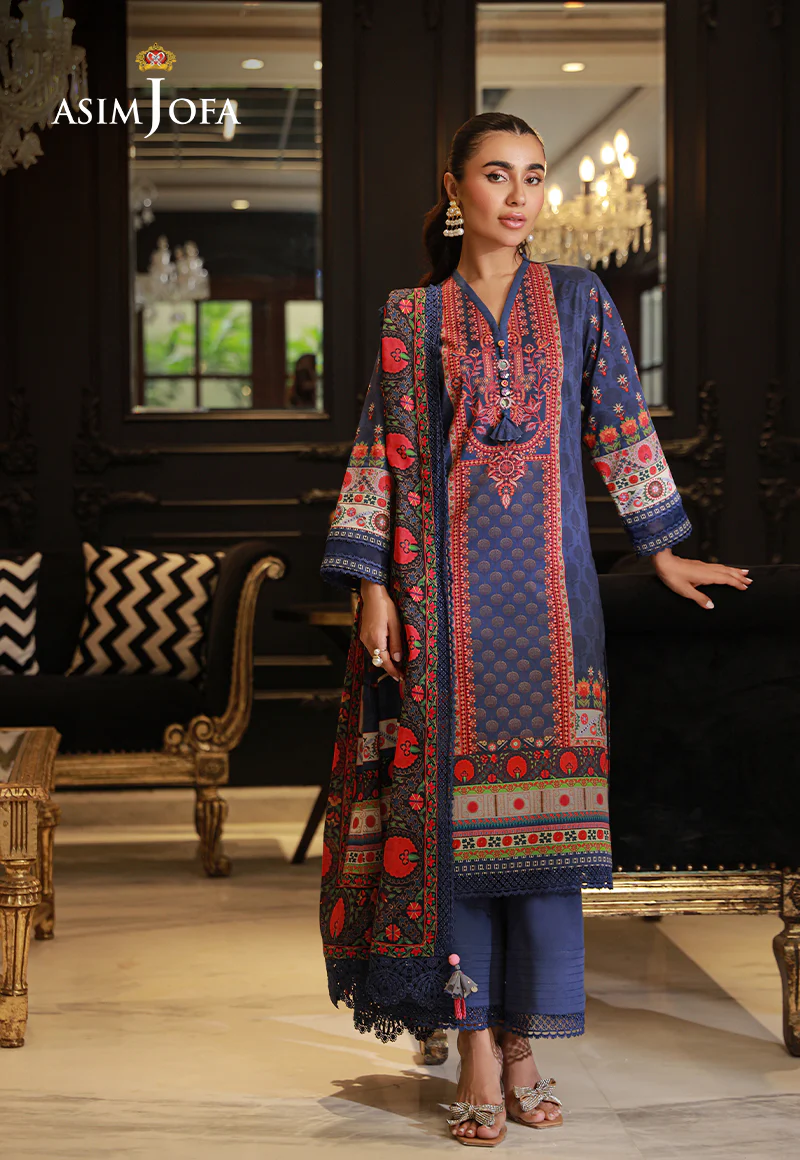 Ajso-15 Unstitched Dupatta 1 Pc Dupatta - Image 4