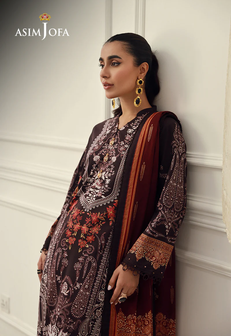 Ajso-17 Unstitched 2 Pcs Shirt Dupatta - Image 6