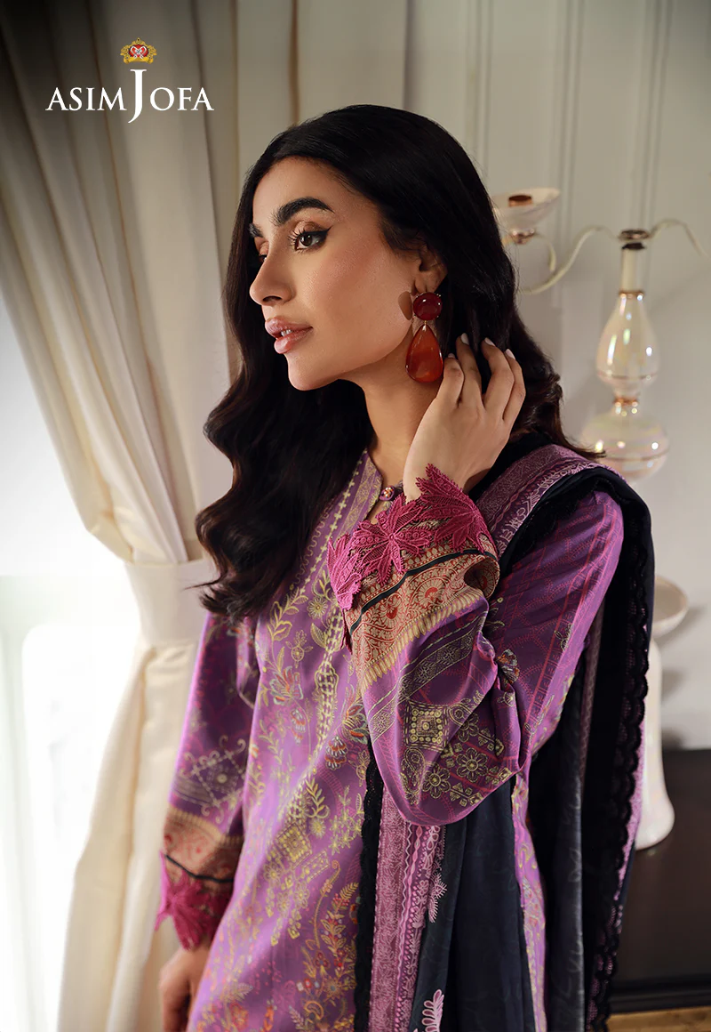 Ajso-20 Unstitched Dupatta 1 Pc Dupatta - Image 4