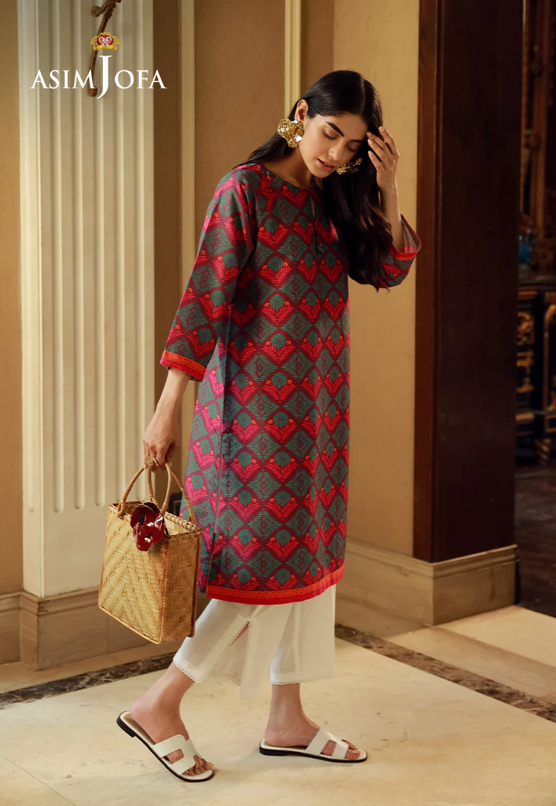 AJSS-03 PRINTED RAW SILK 1PC - Image 3