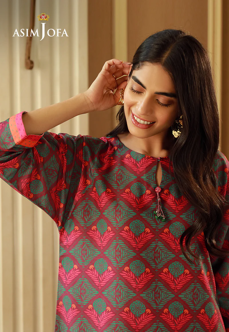 AJSS-03 PRINTED RAW SILK 1PC - Image 4