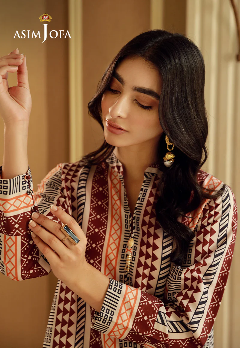 AJSS-05 PRINTED RAW SILK 1PC - Image 5