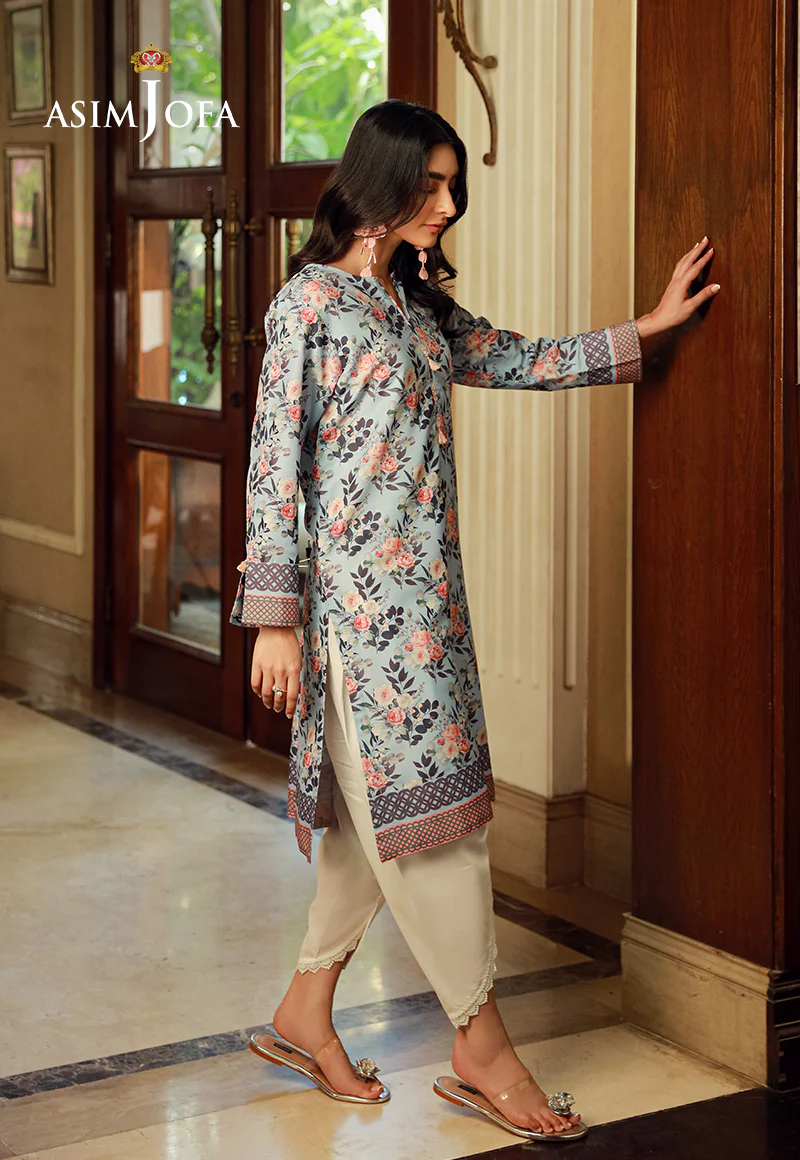 AJSS-06 PRINTED RAW SILK 1PC - Image 3