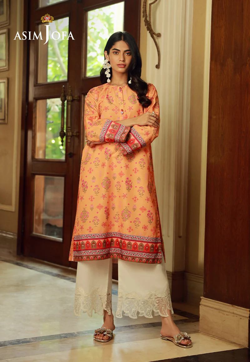 AJSS-07 PRINTED RAW SILK 1PC - Image 3