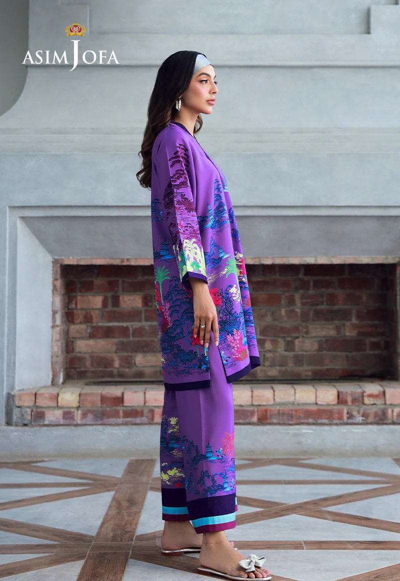 AJSS-12 PRINTED RAW SILK 2PCS - Image 4