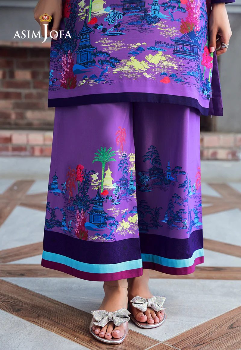 AJSS-12 PRINTED RAW SILK 2PCS - Image 7