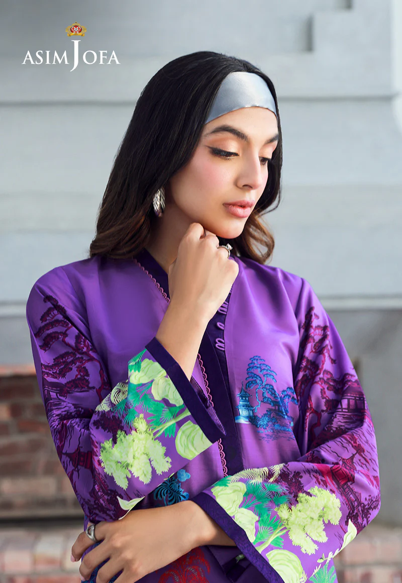 AJSS-12 PRINTED RAW SILK 2PCS - Image 8