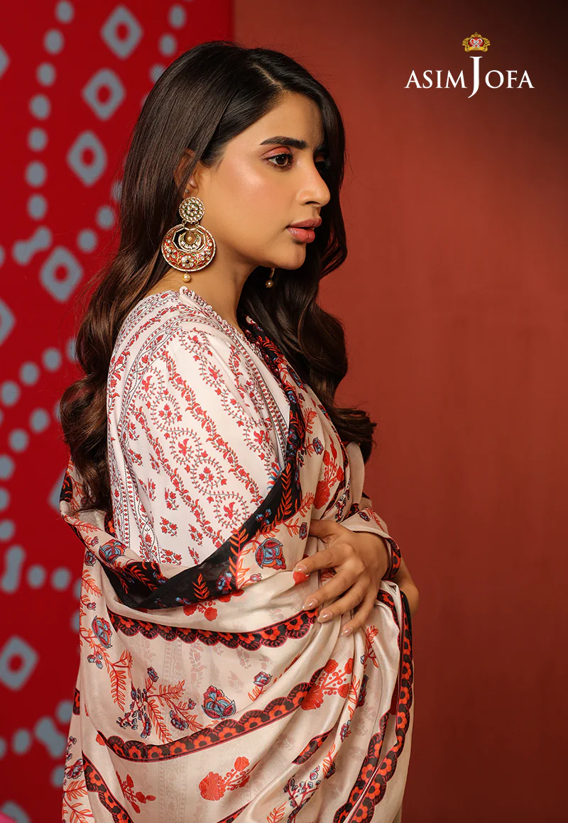 AJTM-09 - 2 PCS PRINTED GEORGETTE SILK 2 PCS - Image 5