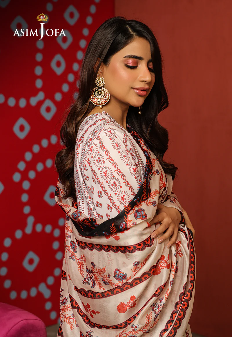 AJTM-09 - 2 PCS PRINTED GEORGETTE SILK 2 PCS - Image 6