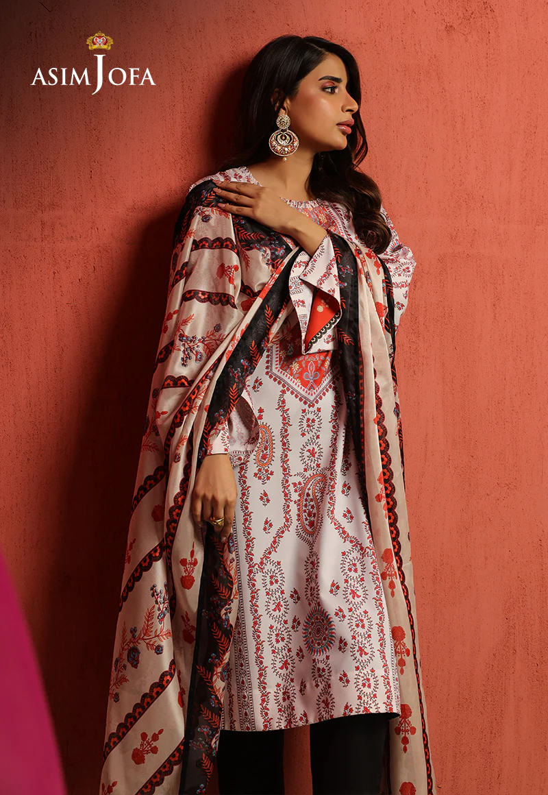 AJTM-09 - 2 PCS PRINTED GEORGETTE SILK 2 PCS - Image 7