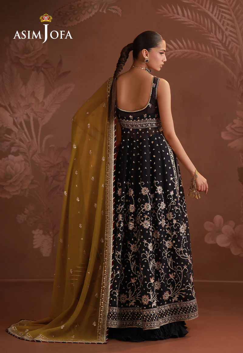 AJULD-01 Embroidered Chiffon Unstitched 3 Pcs - Image 7