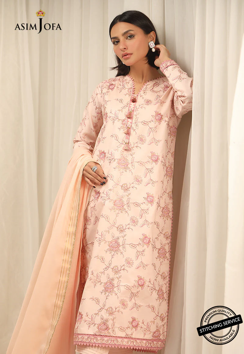 AJWE-07 EMBROIDERED CAMBRIC 3 PCS - Image 6