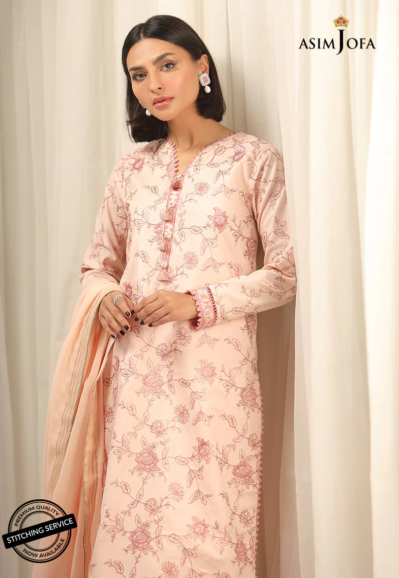 AJWE-07 EMBROIDERED CAMBRIC 3 PCS - Image 8