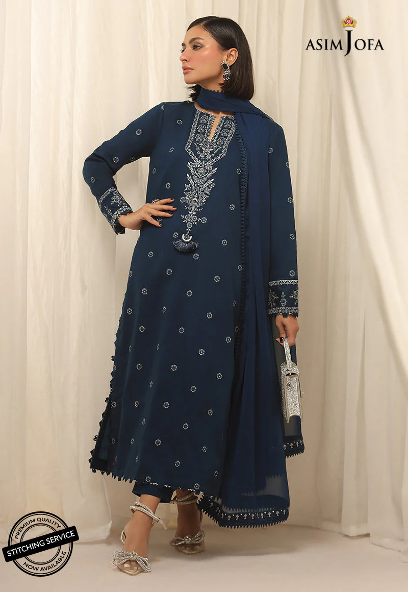 AJWE-08 EMBROIDERED CAMBRIC 3 PCS - Image 3