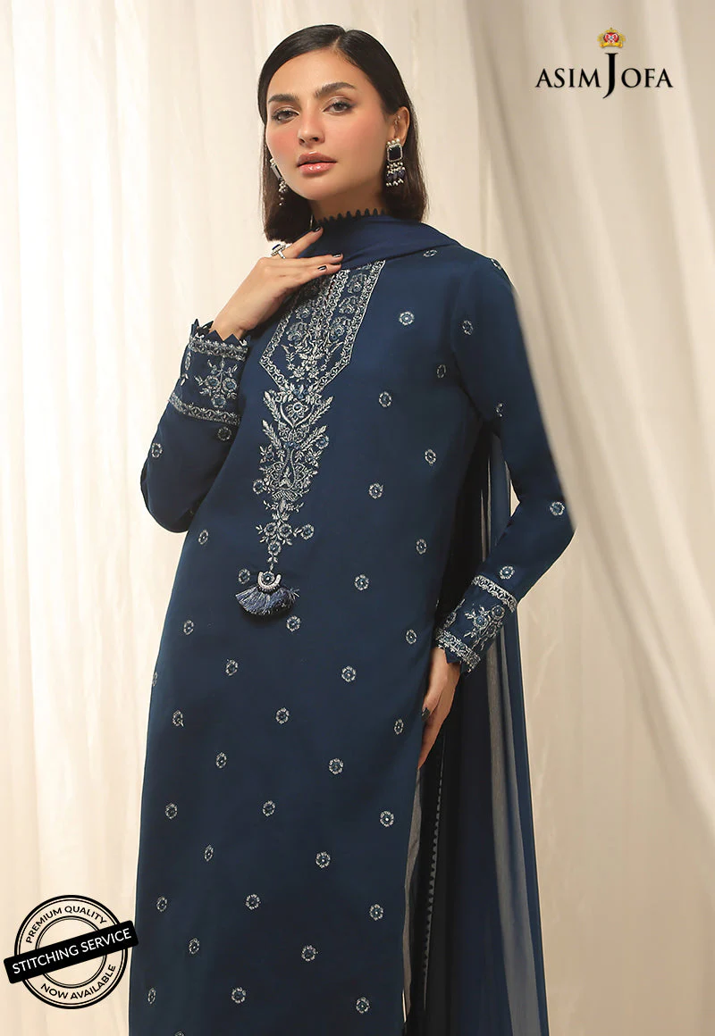 AJWE-08 EMBROIDERED CAMBRIC 3 PCS - Image 4