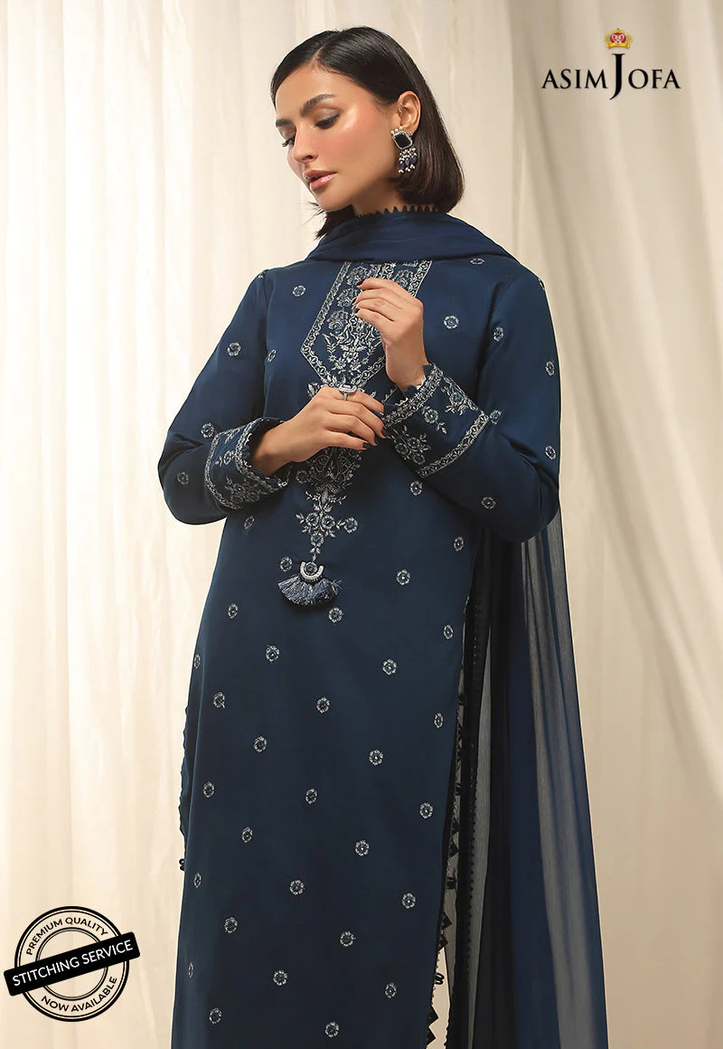 AJWE-08 EMBROIDERED CAMBRIC 3 PCS - Image 6