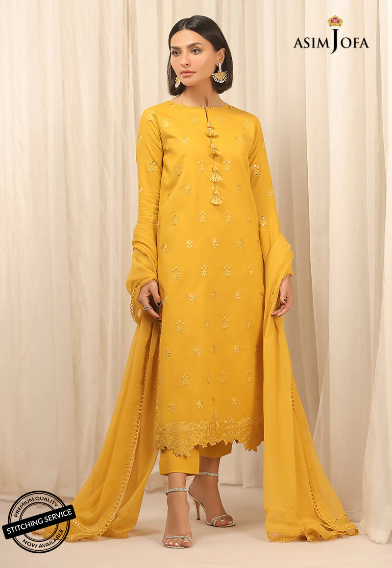 AJWE-13 EMBROIDERED CAMBRIC 3 PCS - Image 4