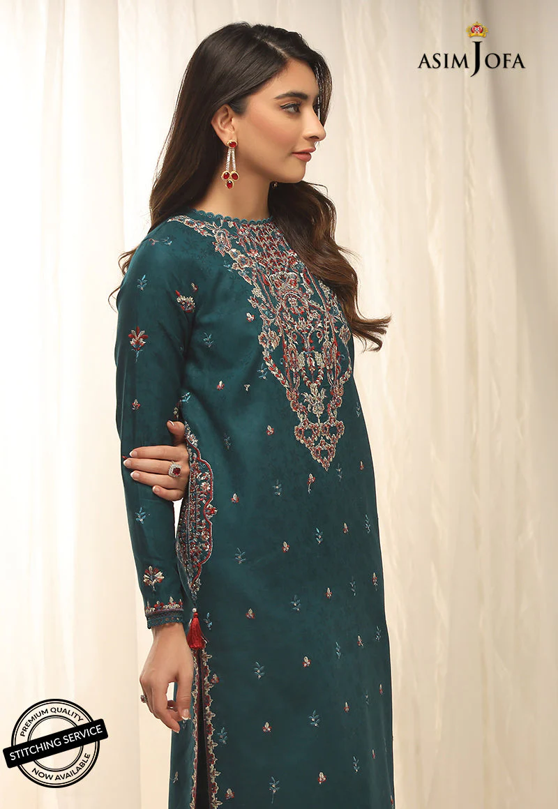 AJWE-15 EMBROIDERED SELF-JACQUARD 2 PCS - Image 7