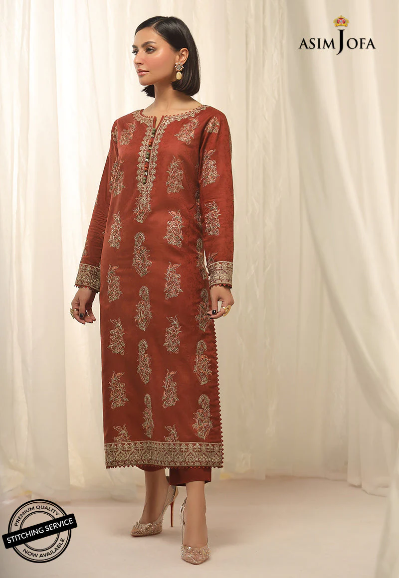 AJWE-16 EMBROIDERED SELF-JACQUARD 2 PCS - Image 3