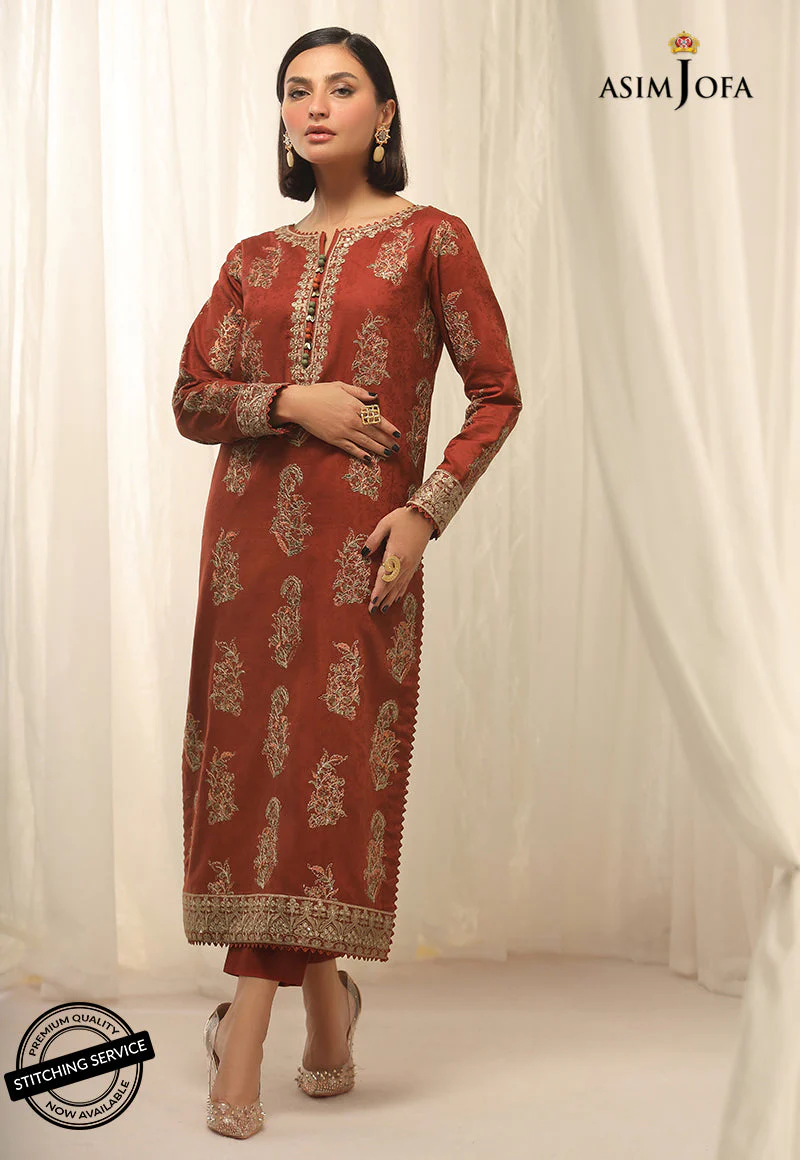 AJWE-16 EMBROIDERED SELF-JACQUARD 2 PCS - Image 4