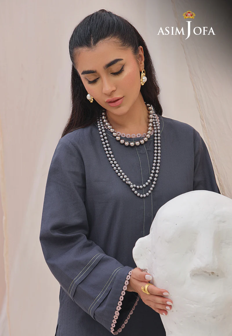 AJWS-08 (1-PC) EMBROIDERED SELF JACQUARD 1 PC - Image 7