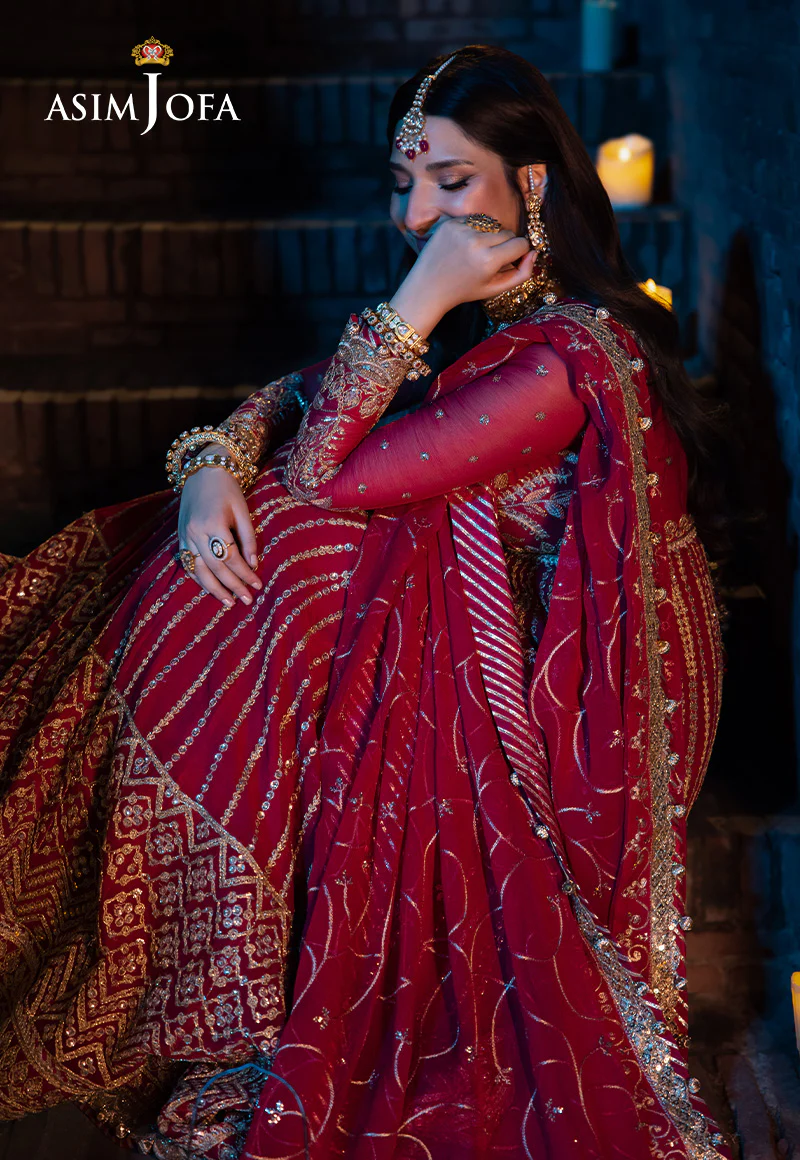 AJYV-07 EMBROIDERED CHIFFON 3 PCS - Image 3