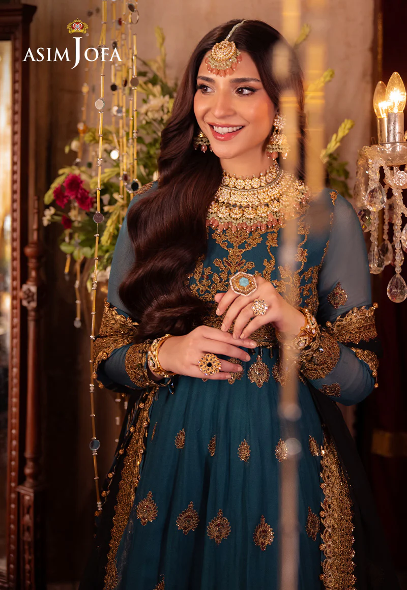 AJYV-09 EMBROIDERED CHIFFON 3 PCS - Image 4